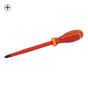 Изображение товара Диэлектрическая отвертка Ingco HISD81PH3150 PH3х150 мм крестовая Изображение товара Диэлектрическая отвертка Ingco HISD81PH3150 PH3х150 мм крестовая