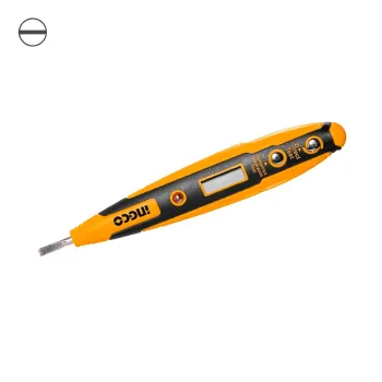 Изображение товара Индикаторная отвертка Ingco HSDT2201 135 мм 100-500В Изображение товара Индикаторная отвертка Ingco HSDT2201 135 мм 100-500В