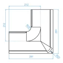 Угол желоба наружный 125мм 90° GS lite (RAL 9003) белый_2