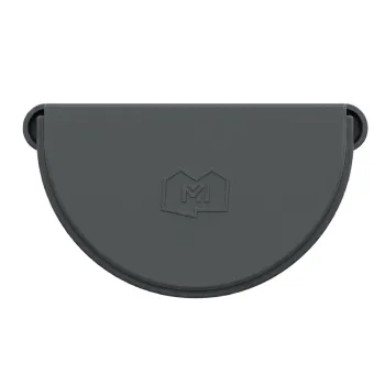 Заглушка желоба 125мм GS lite (RAL 7024) серый графит