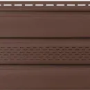 Софит виниловый Технониколь Оптима частичная перфорация 1х334мм 3м каштан_1