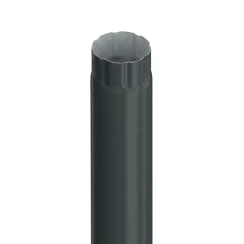Труба соединительная 90мм GS lite (RAL 7024) серый графит 1м
