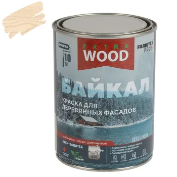 Изображение товара Краска для деревянных фасадов Farbitex Байкал нерпа 0,75 л акриловая матовая защита Изображение товара Краска для деревянных фасадов Farbitex Байкал нерпа 0,75 л акриловая матовая защита