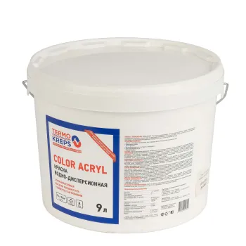Краска фасадная Color Acryl матовая 9л Termokreps