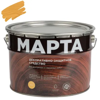 Изображение товара Декоративно-защитное средство для дерева с маслом и воском 9л Изображение товара Декоративно-защитное средство для дерева с маслом и воском 9л