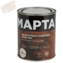 Декоративно-защитное средство для дерева с маслом и воском Марта ель натуральная полуглянцевое 0,75л_1