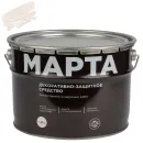 Декоративно-защитное средство для дерева Марта ель натуральная полуматовое 9л_1