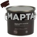 Декоративно-защитное средство для дерева Марта палисандр полуматовое 2,7л_1
