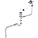 Сифон для ванны 1 1/2"х40 Aquant с выходом 40/50 и переливом_3