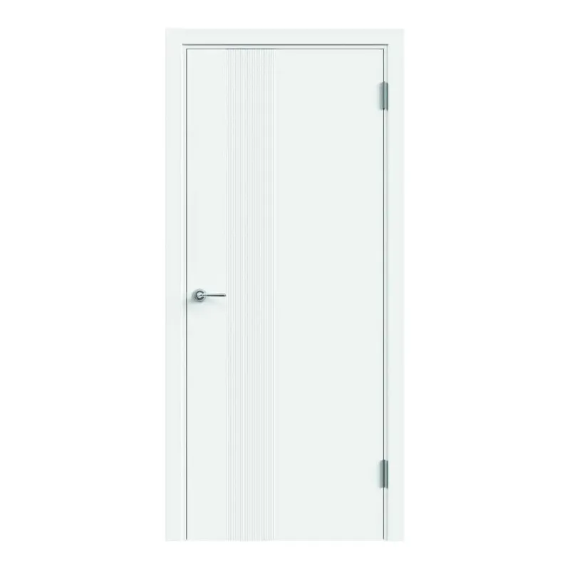 Полотно дверное глухое Velldoris FLAT LUX 3D 700х2000 мм эмалит белый_1