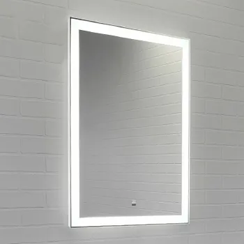 Изображение товара Зеркало Comforty Гиацинт с LED подсветкой и сенсором 600х800 мм Изображение товара Зеркало Comforty Гиацинт с LED подсветкой и сенсором 600х800 мм