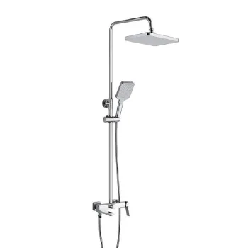 Изображение товара Душевая система с тропическим душем Shevanik S9936 хром Удобство и стиль Изображение товара Душевая система с тропическим душем Shevanik S9936 хром Удобство и стиль