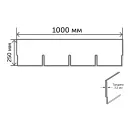 Плитка фасадная Технониколь Hauberk 3х250х1000мм кирпич обоженный 2м²_2