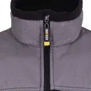 Куртка флисовая с усилениями S черно-серая Dowell_3