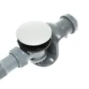 Сифон для ванны 1 1/2"х40 Wirquin с выходом 40/50 и переливом скрытый трос_5