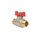 Кран шаровый НР 1/2" бабочка ГОСТ HLV_1