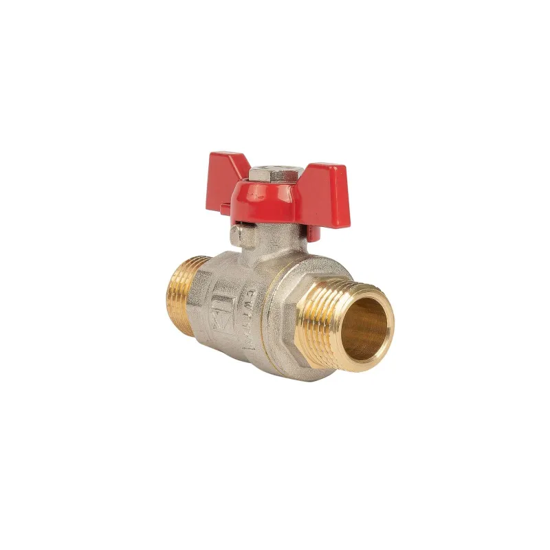 Кран шаровый НР 1/2" бабочка ГОСТ HLV_1