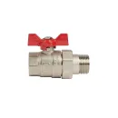 Кран шаровый со сгоном 1" бабочка ГОСТ HLV_2