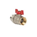 Кран шаровый со сгоном 1" бабочка ГОСТ HLV_3