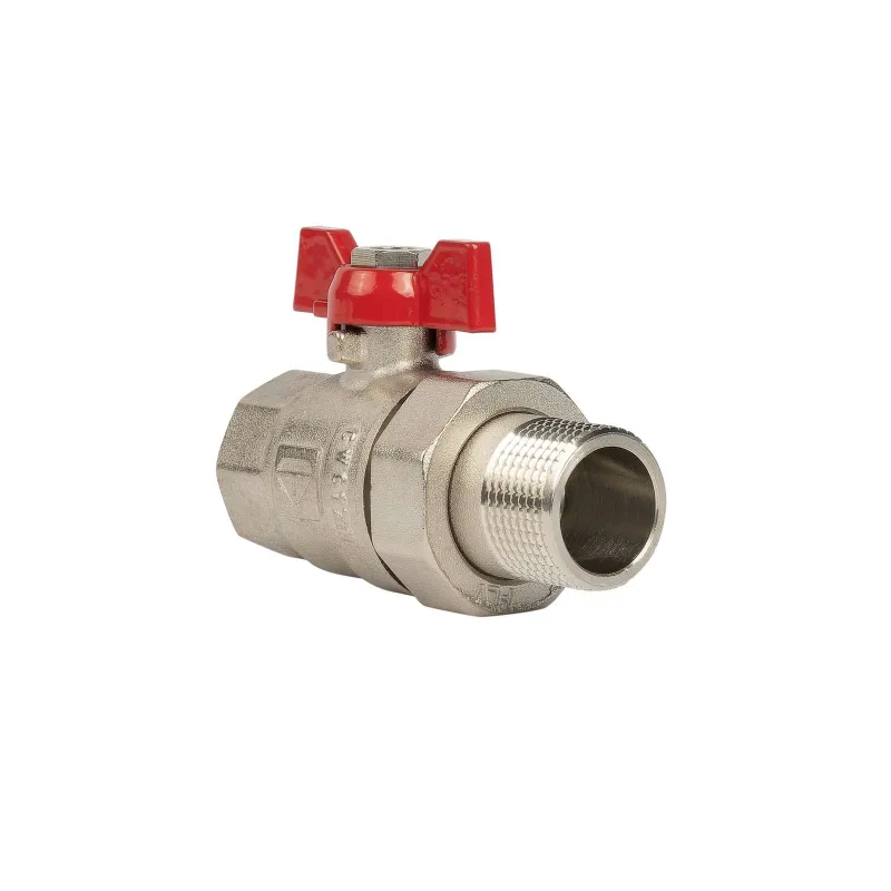 Кран шаровый со сгоном 3/4" бабочка ГОСТ HLV_1