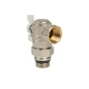 Кран шаровый со сгоном угловой 3/4" белая бабочка ГОСТ HLV_3