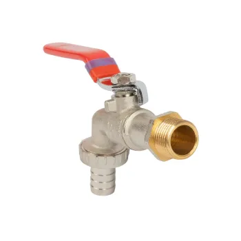 Изображение товара Кран шаровый HLV 1/2" угловой ручкой ГОСТ надежный Изображение товара Кран шаровый HLV 1/2" угловой ручкой ГОСТ надежный