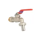 Кран шаровый со штуцером 1/2" ручка ГОСТ HLV_3