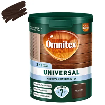 Изображение товара Пропитка 2в1 Omnitex Universal палисандр полуматовая 0,9л Изображение товара Пропитка 2в1 Omnitex Universal палисандр полуматовая 0,9л
