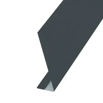 Изображение товара Планка карнизного свеса 250х50мм графит матовая 2м Изображение товара Планка карнизного свеса 250х50мм графит матовая 2м