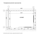 Дом садовый 4м² Стандарт брус 44мм_4