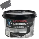 Затирка цементная Litokol Litochrom Luxury evo стальной серый №110 2кг_1