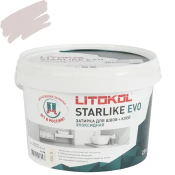 Затирка эпоксидная Litokol Starlike evo белый лед №102 2,5кг