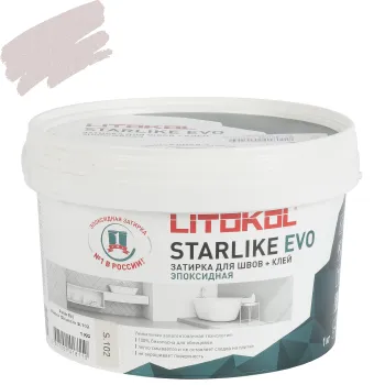 Затирка эпоксидная Litokol Starlike evo белый лед №102 1кг