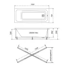 Ванна акриловая Triton Прага 150x70_5