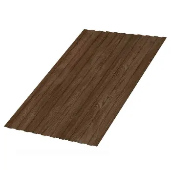 Изображение товара Профнастил КМП С8 1200х2000х0.5 Ecosteel Мореный дуб матовый Изображение товара Профнастил КМП С8 1200х2000х0.5 Ecosteel Мореный дуб матовый