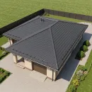 Лист кровельный Ламонтерра Х 2950х1190мм 0,45мм (RAL 7024) серый графит_4