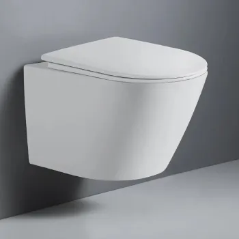 Изображение товара Подвесной унитаз D&K Rhein безободковый с микролифтом Изображение товара Подвесной унитаз D&K Rhein безободковый с микролифтом