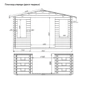 Дом садовый 10м² Комфорт с террасой 4х1,5м брус 44мм_5