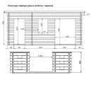 Дом садовый 21м² Комфорт с хозблоком и террасой 6х3м брус 44мм_5