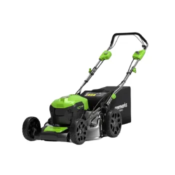 Изображение товара Газонокосилка аккумуляторная самоходная Greenworks GD40LM46SP 40В Изображение товара Газонокосилка аккумуляторная самоходная Greenworks GD40LM46SP 40В