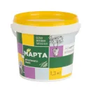Краска интерьерная сухая уборка Марта матовая 1,3кг_1