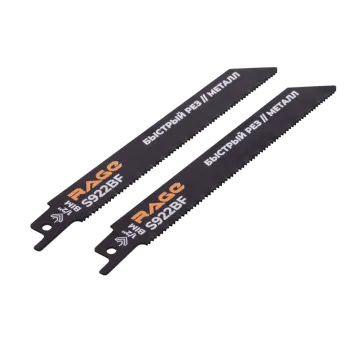 Полотна для сабельной пилы по металлу 150мм S922BF 2шт Rage