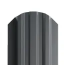 Металлоштакетник Lane-О 16,5х99х0,45мм (RAL 7024) графит 1,5м_1
