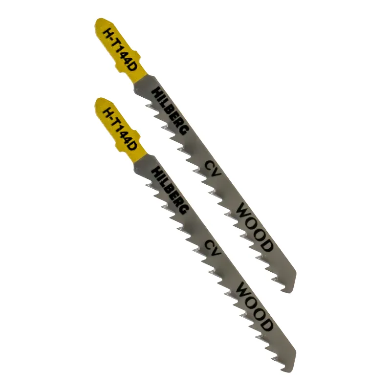 Пилки для лобзика T144D по дереву 2шт Hilberg_1