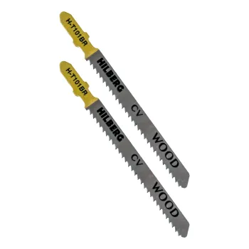 Пилки для лобзика T101BR по дереву 2шт Hilberg