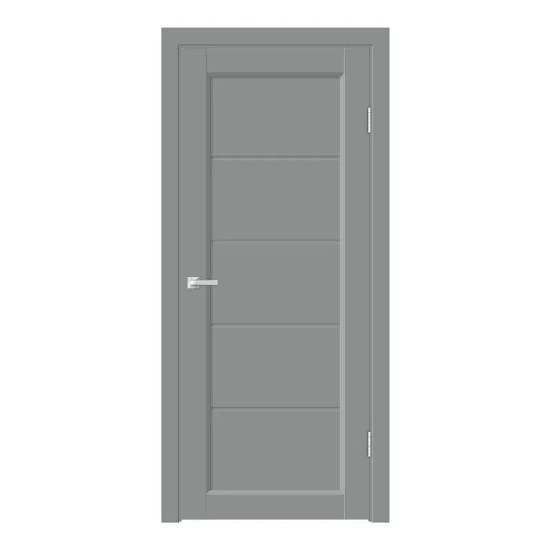 Полотно дверное глухое Velldoris Style 1 эмалюкс 600х2000 мм серый агат_1